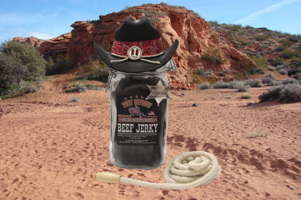 1.5 Liter Western Beef Jerky Jar Beef Jerky Storage Jar